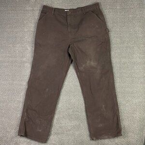Carhartt B11 DKB Original Dungaree Fit Carpenter Work Pants 42x34 Actual 40x32.5